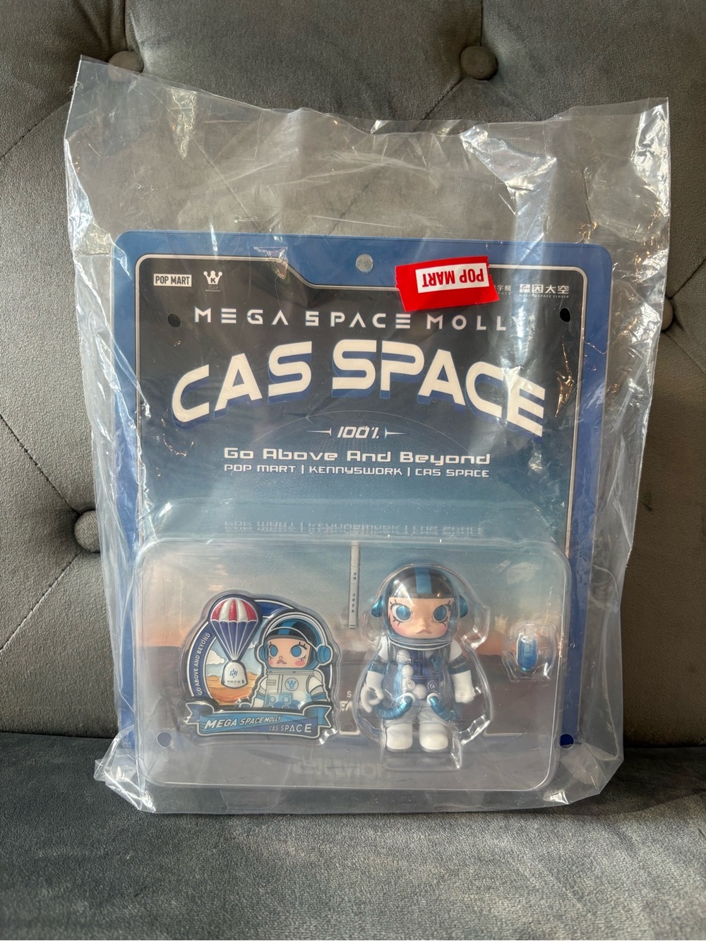 CAS Mega Space Molly 100% Hangcard - Popmart